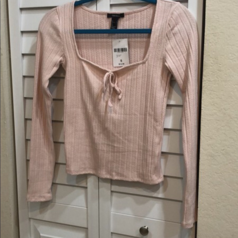 #new With Tag, Long sleeve crop top size S